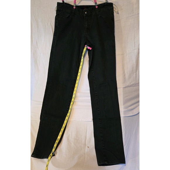 Vintage Sasson Jeans Ooh La La Straight Leg Hustle Women's 6 High Waisted Black - Picture 3 of 9